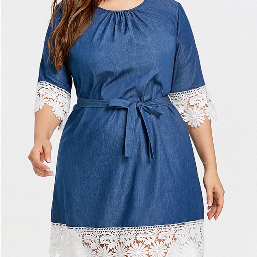 Denim dress